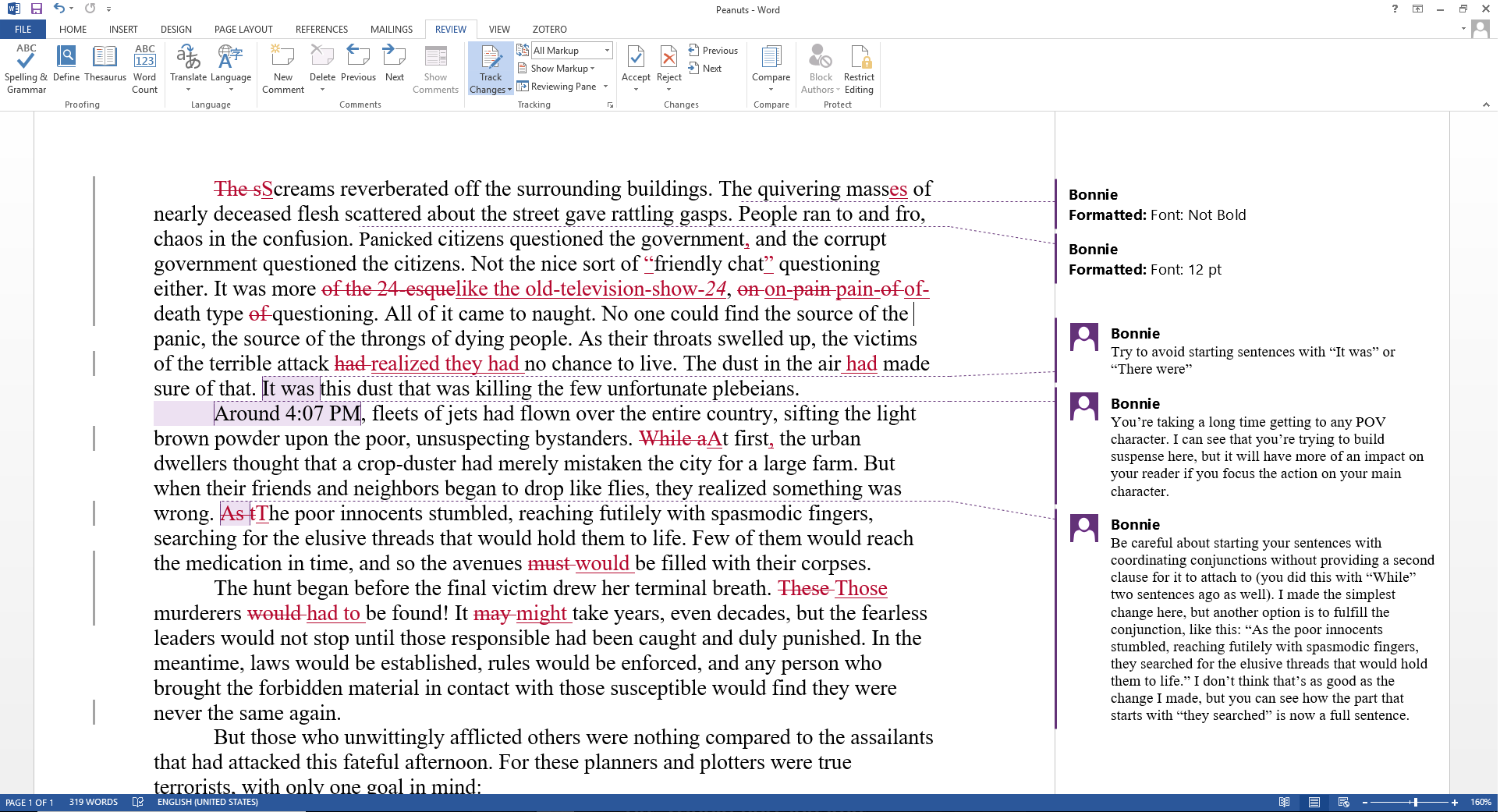 A Squire’s Guide to Microsoft Word Track Changes