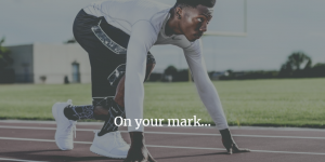 On your mark